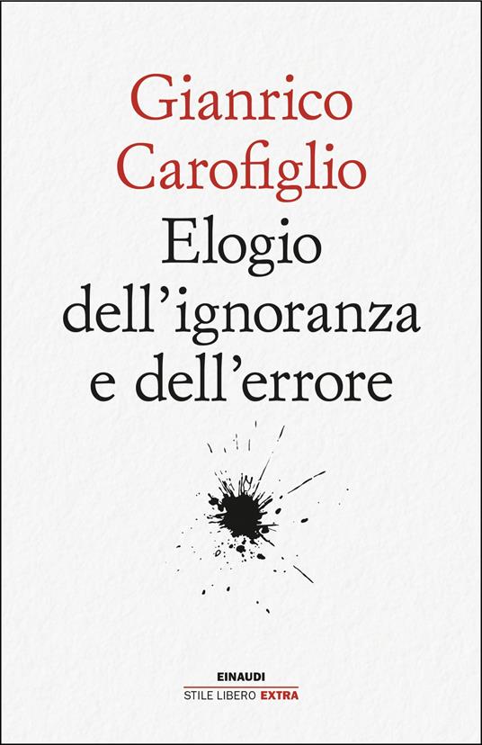 Copertina di Elogio dell'ignoranza e dell'errore